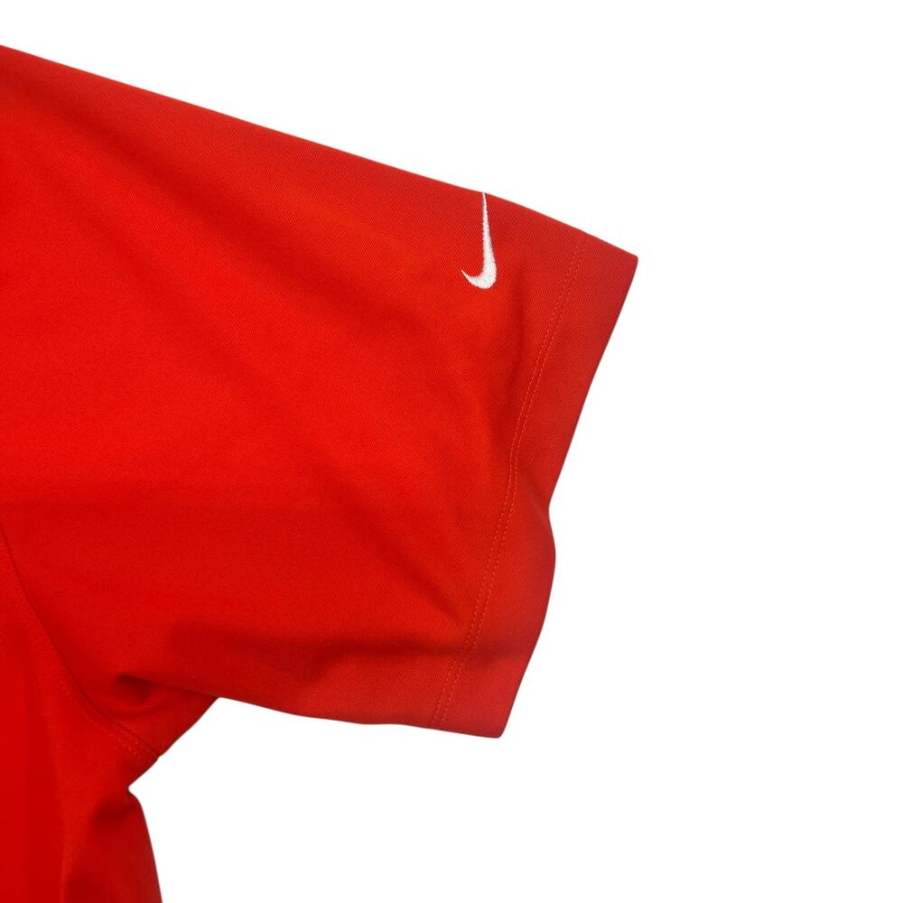Nike Dri-Fit Golf Polo Shirt Mens Red Athletic Performance‎ Casual Size XL - Picture 4 of 9